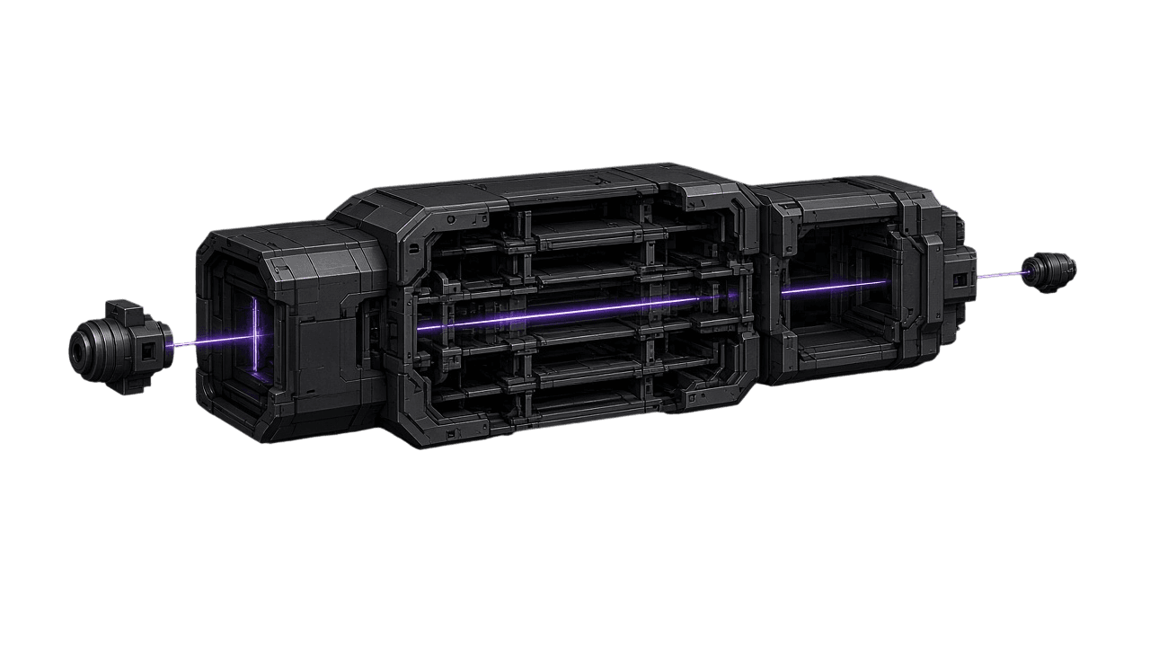 NOXI architecture — isolated deposit, routing core, private settlement